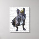 Search for french bulldog canvas prints Steampunk