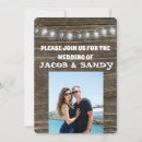 Search for cabin wedding invitations Wood