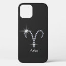 Search for aries symbol iphone cases Black