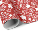 Search for red snowflake wrapping paper Modern