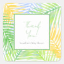 Search for tropical foliage stickers Baby shower