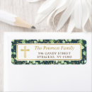 Search for cross return address labels Communion