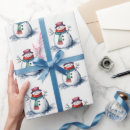 Search for christmas snowman wrapping paper Holiday season
