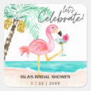 Search for tropical flamingo stickers Beach