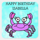Search for happy crab stickers Sea