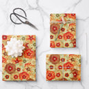 Search for groovy wrapping paper Orange
