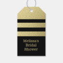 Search for gold foil gift tags Black and gold