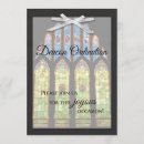 Search for stained glass invitations Christian