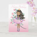 Search for african american girl birthday cards Princess
