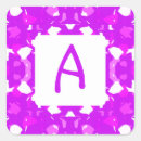 Search for letter art stickers Pink