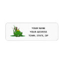 Search for lily pad return address labels Water