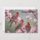Search for tree red invitations Bird
