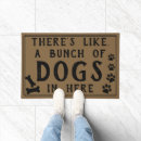 Search for funny dog doormats Pets