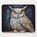 Search for owl art mouse mats Animal
