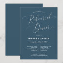 Search for teal rehearsal dinner invitations Calligraphy