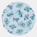 Search for blue pattern stickers Butterflies