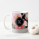 Search for womens monogrammed mugs Girly