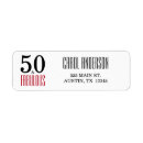 Search for 50 fabulous return address labels 50 year old