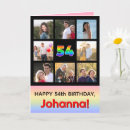 Search for 54th birthday cards Fifty fourth birthday