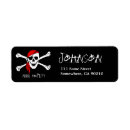 Search for pirate ships return address labels Black