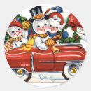 Search for vintage snowmen stickers Snowman