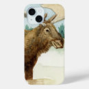 Search for wild moose electronics Watercolor