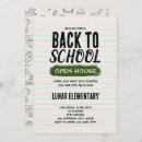 Search for school open house invitations Teacher