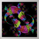 Search for blue lizards art Green