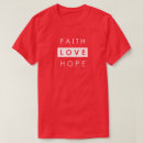 Search for faith hope love tshirts Religion