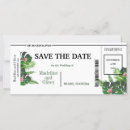 Search for boarding pass wedding save the dates Modern