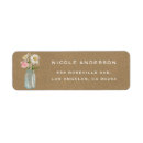 Search for rustic daisy return address labels Vintage