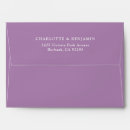 Search for lilac envelopes Bridal shower