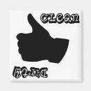 Search for thumbs up magnets Clean