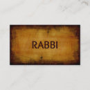 Search for judaic business cards Rabbi