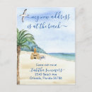 Search for new address invitations Watercolor
