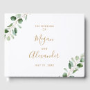 Search for gold wedding guest books Rustic