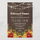 Search for sunflower rehearsal dinner invitations Floral