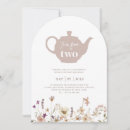 Search for tea for two birthday invitations 2nd birthday girl