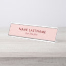 Search for pink name plates Pastel