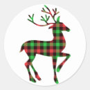 Search for reindeer pattern stickers Red