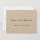 Search for kraft wedding thank you cards Modern