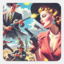 Search for vintage western stickers Cowgirl