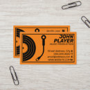 Search for record player business cards Music