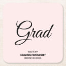 Search for graduation coasters Pink