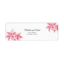 Search for stargazer lily return address labels Red
