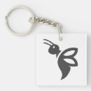 Search for bees square key rings Wings