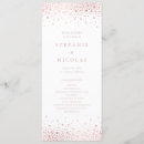 Search for gold foil wedding programmes Ceremony