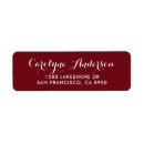 Search for autumnal return address labels Simple