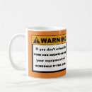 Search for warning sign mugs Humour