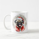 Search for christmas pug mugs Animal